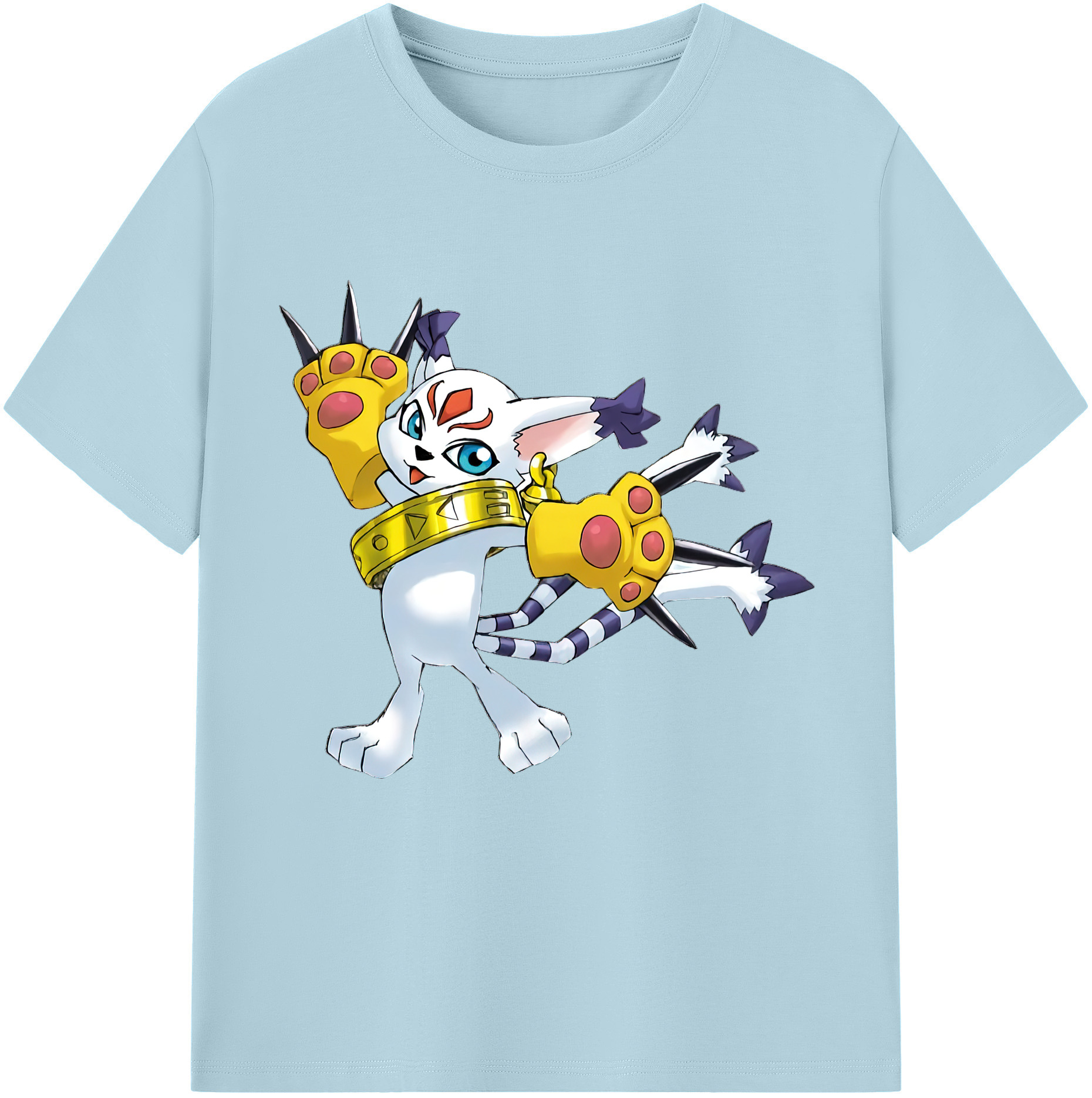 （画像用） Digimon デジタルモンスター/デジモン 綿100％半袖Tシャツ（フロントプリント）